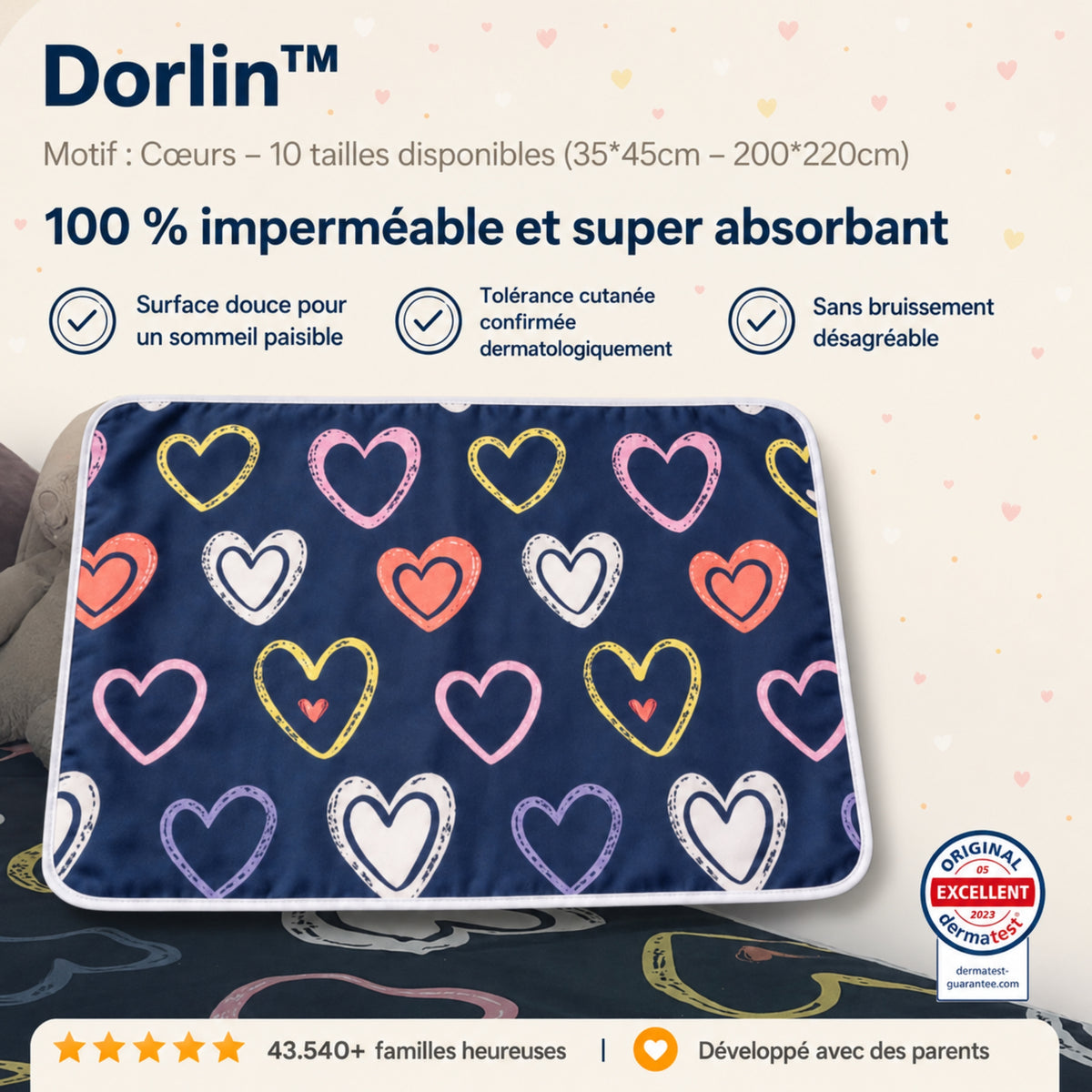Dorlin™｜Protège-matelas premium pour enfant