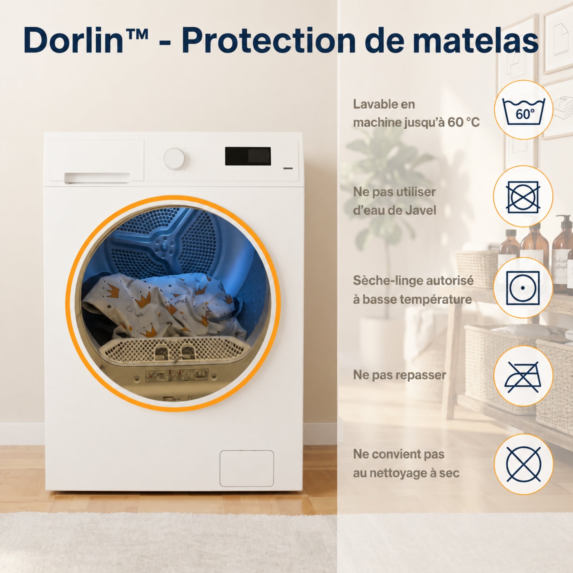 Dorlin™｜Protège-matelas premium pour enfant