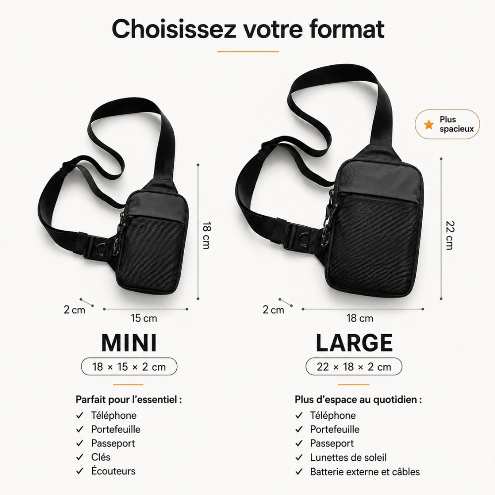 Besak™ V2｜Sacoche bandoulière anti-vol