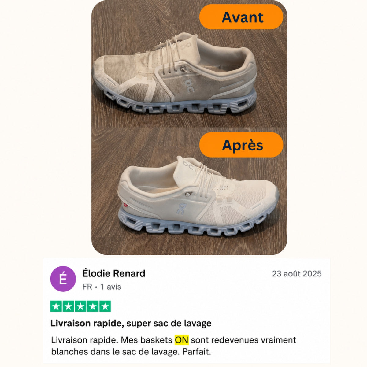 Orbale™｜ Vos baskets comme neuves en un lavage